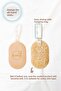 Natural Pumpkin Fiber Soap - Amber Wood & White Musk - 6