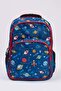 Lacivert 3'lü Erkek Çocuk Kids Yalıtımlı Beslenme Çantası Kalemlik Okul Sırt Çantası TAKAW26OI00002 - 4