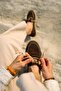 Fleur Genuine Leather Bitter Brown Lace-Up Espadrille - 2