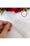 4 Meters Thin Long Yards Silver Striped Organza Ribbon for Bundle Ornament - 2