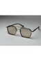 Pilot Gold Sunglasses Metal Frame Coffee Glass Color 54-19-147 - 3