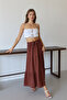 3089 Women's Basic Waist Lace Muslin Skirt - 2