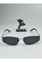 Bounce Black Sunglasses Silver Frame Organic Glass 60 Ekartman - 2
