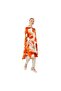Orange Tie-Dye Pattern Tunic