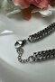 Cuban Chain Thick Model Steel Chain Bracelet |   Karma Series - 3