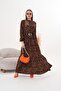 flowered viscose dress