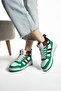 Green High Top Sneakers Basketball Shoes - 4