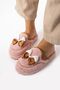 Powder Bow Tie Winter Women's Slippers - 5