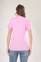 100% Cotton Super Quality Pink V-Neck Women's T-Shirt Solid Color Basic Organic Cotton Knitted Combed Cotton T-Shirt - 8