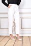 White Elastic Waist Pocket Carrot Cut Fabric Trousers – High Waist, Stylish and Comfortable, Modern Design - 5
