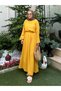 Organic Şile Cloth Yellow Skirt Set
