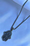 Fatma Ana Hand Handcrafted Stainless Steel Chain Men's Necklace - 6