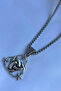 Moon Star Handcrafted Stainless Steel Chain Men's Necklace - 4
