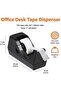 Desk Tape Dispenser, Non-Skid Base Tape Roll Dispenser for School, Home, Office - 2