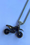 Motorcycle Handcrafted Stainless Steel Chain Men's Necklace - 5