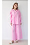 Women's New Season Muslin Pink Pants Suit - 6