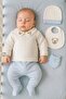 Baby Boy Scored Baby Boy Newborn 5 Piece Hospital Release Bodysuit Set - 4