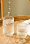 Striped Water, Soft Drink, Latte, Smoothie Glass Cup 4 Pieces 260 Ml-2013 - 4