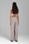 Women's Woven Fabric Waist Pleat Detailed Comfortable Fit Pants - 6