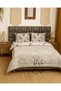 Double Sided Welsoft Comforter Set Double Gray Feather