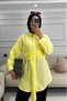 Women's Belt Detail Long Sleeve Hijab Shirt Mannequin Height:1.67 Kg:62 - 3