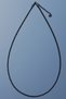 Steel Auger Rope Necklace 3 mm Black Color |   No Tarnish, Unisex, 2 Years Warranty - 4