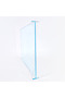 Clear Blue Rectangular Acrylic Serving Tray - Size 50 X 36 X 6 Cm - Weight 1.75 Kg - 2