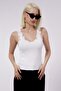White Lace Basic Women's Undershirt Sh251 - 5