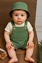Salopet Safari Hat and Badi Comfortable Size Summer 3-Piece Baby Boy Set/Overalls