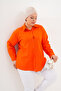 Women's Hijab Loose Cut Shirt - Oranje - 5