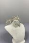 مجموعة تاج الزفاف وأقراط متدلية من Ade - 2