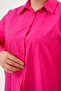 Women's Hijab Loose Cut Shirt - Fuchsia - 5