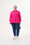 Women's Hijab Loose Cut Shirt - Fuchsia - 6