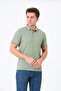 Men's 4-Pack Pocketless Polo Neck T-Shirt Slim Fit Breathable Fabric No Curling Neck T-Shirt - 6