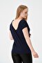 Women's Back V Neck T-shirt V Neck T-Shirt - 4
