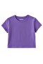 Women's 4 Pack Oversize Crop T-Shirt 100% Cotton Crew Neck T-Shirt - 5