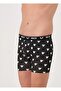 Men's Lycra Patterned and Solid 6 Boxer Pack - 4