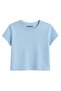 Women's 4 Pack Oversize Crop T-Shirt 100% Cotton Crew Neck T-Shirt - 7