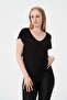 Women's Back V Neck T-shirt V Neck T-Shirt - 5