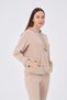 Women's Soft Fabric Tracksuit Set Sweatpants and Sweatshirt - 2
