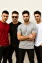 Men's 4-Pack Red-Black-White-Anthracite 100% Cotton Oversize T-Shirt Basic Short Sleeve T-Shirt - 3