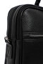 Black Faux Leather Briefcase - Plevr50073 - 8