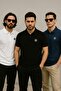 Men's 3-Pack T-Shirt Relaxed Fit 100% Cotton Polo Collar T-Shirt Black-Navy-White - 2