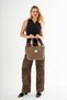Cookie Waxed Canvas Waterproof Women's Shoulder Hand Bag High School and College School Bag(En:28 Size:25) - 6