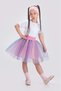 Rainbow Tutu Girl's Party Skirt M00727 Dark Pink
