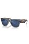 نظارات شمسية رايبان للجنسين Mega Wayfarer 0840-s 6638/o4 51-21، إطار مستطيل من خلات