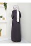 Plus size mother dress with stone sleeves - 8