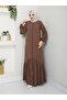 Medina Silk Ferace with Cornered Gather Detail - 5