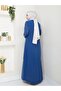 Plus size mother dress with stone sleeves - 8