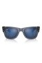 نظارات شمسية رايبان للجنسين Mega Wayfarer 0840-s 6638/o4 51-21، إطار مستطيل من خلات - 2